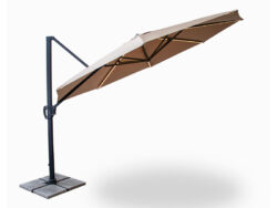 چتر پایه کنار مدل شایلی چراغدار