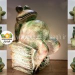 مجسمه قورباغه چراغدار
