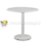 میز گرد پایه گرد لارا