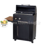 باربیکیو گازی۶۰ سانت درب گرد با کابینت BRC-060