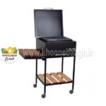 باربیکیو گازی ۵۱ سانت پایه چوب دار مدل BFT-051