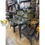 ست دو نفره دستبافت black