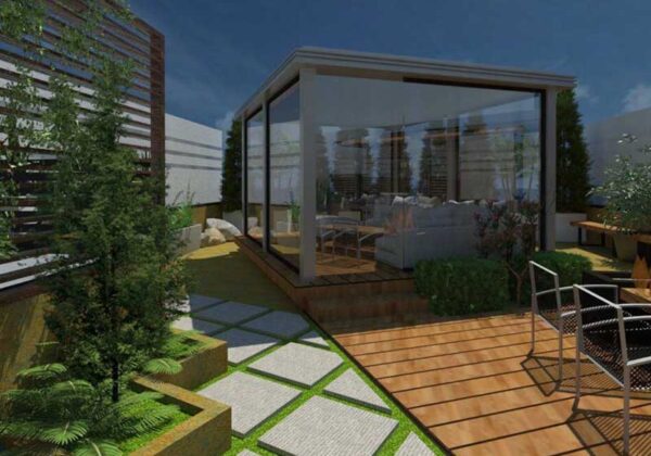 نکاتی برای طراحی روف گاردن