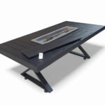 میز شش نفره آتشدان دار